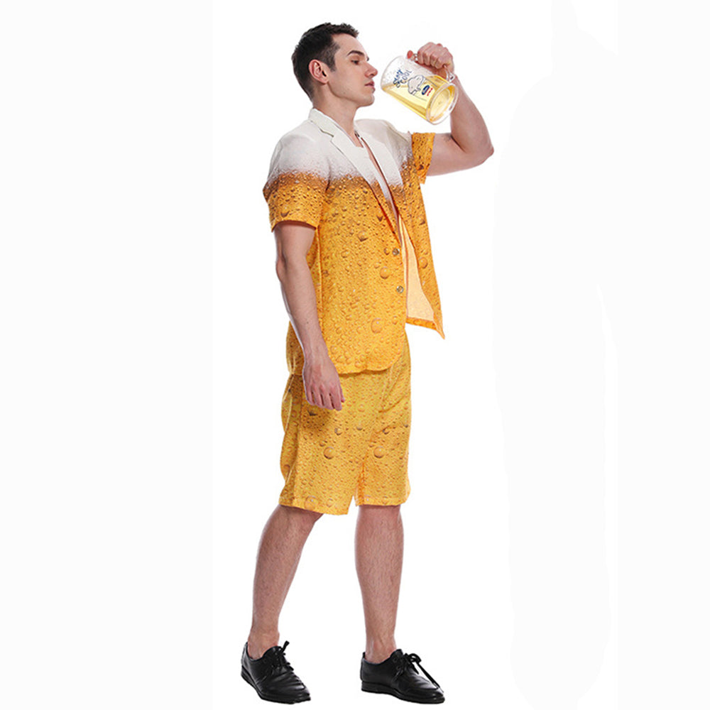 ビールコスチューム おもしろコスチューム オクトーバーフェスト衣装 ドレス 男性用 女性用 ハロウィン カーニバル