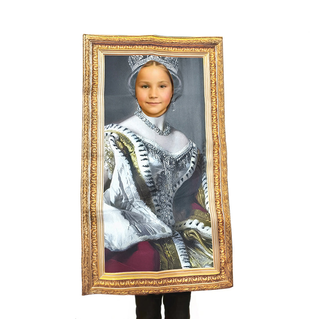 面白いパロディ壁画 コスチューム モナリザ フランスの女の子 アインシュタイン マリー・キュリー 王様 女王 ヴィクトリア ナイト