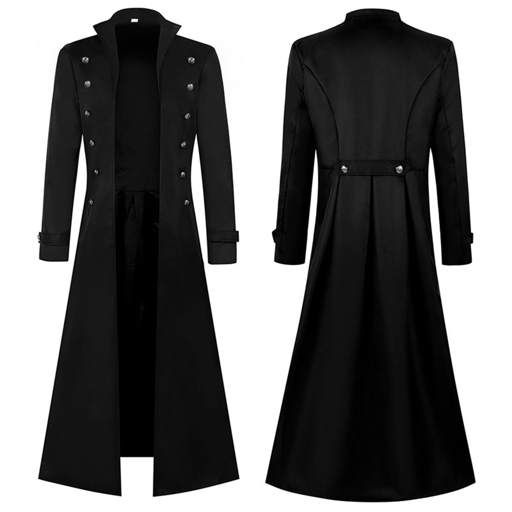 中世スチームパンクレトロゴシック衣装コート トレンチコート ヴィクトリア朝制服