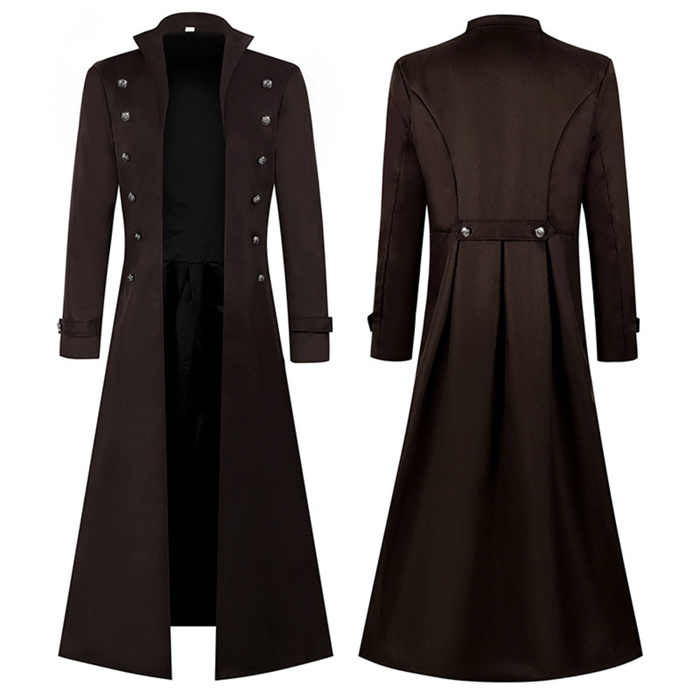 中世スチームパンクレトロゴシック衣装コート トレンチコート ヴィクトリア朝制服