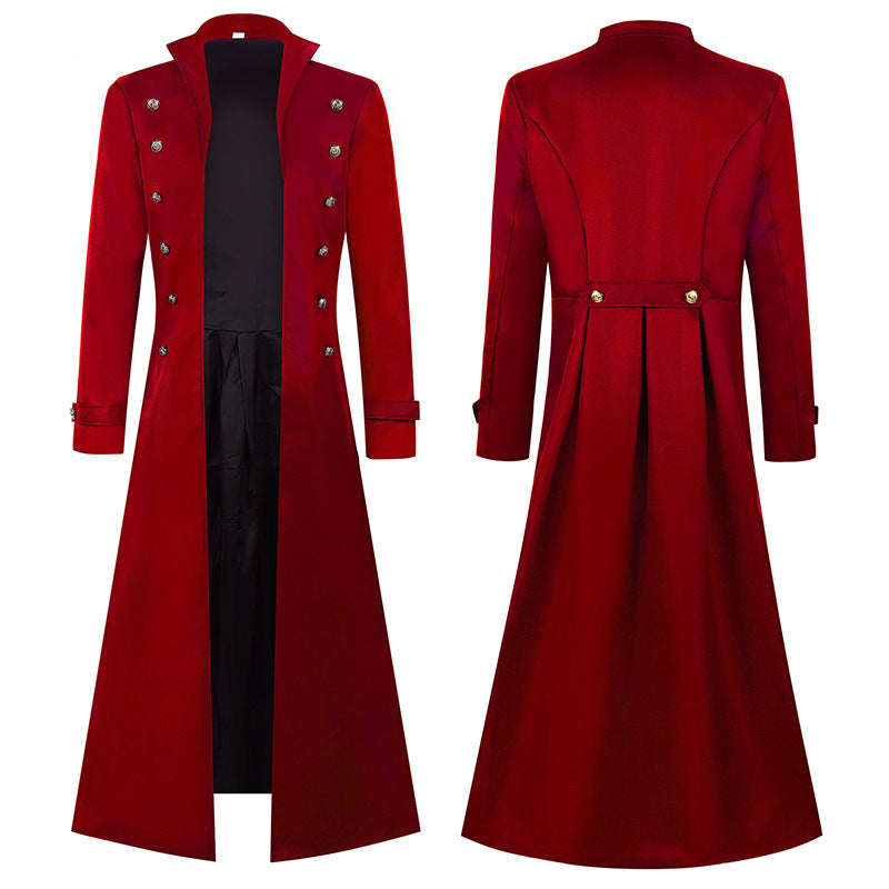 中世スチームパンクレトロゴシック衣装コート トレンチコート ヴィクトリア朝制服