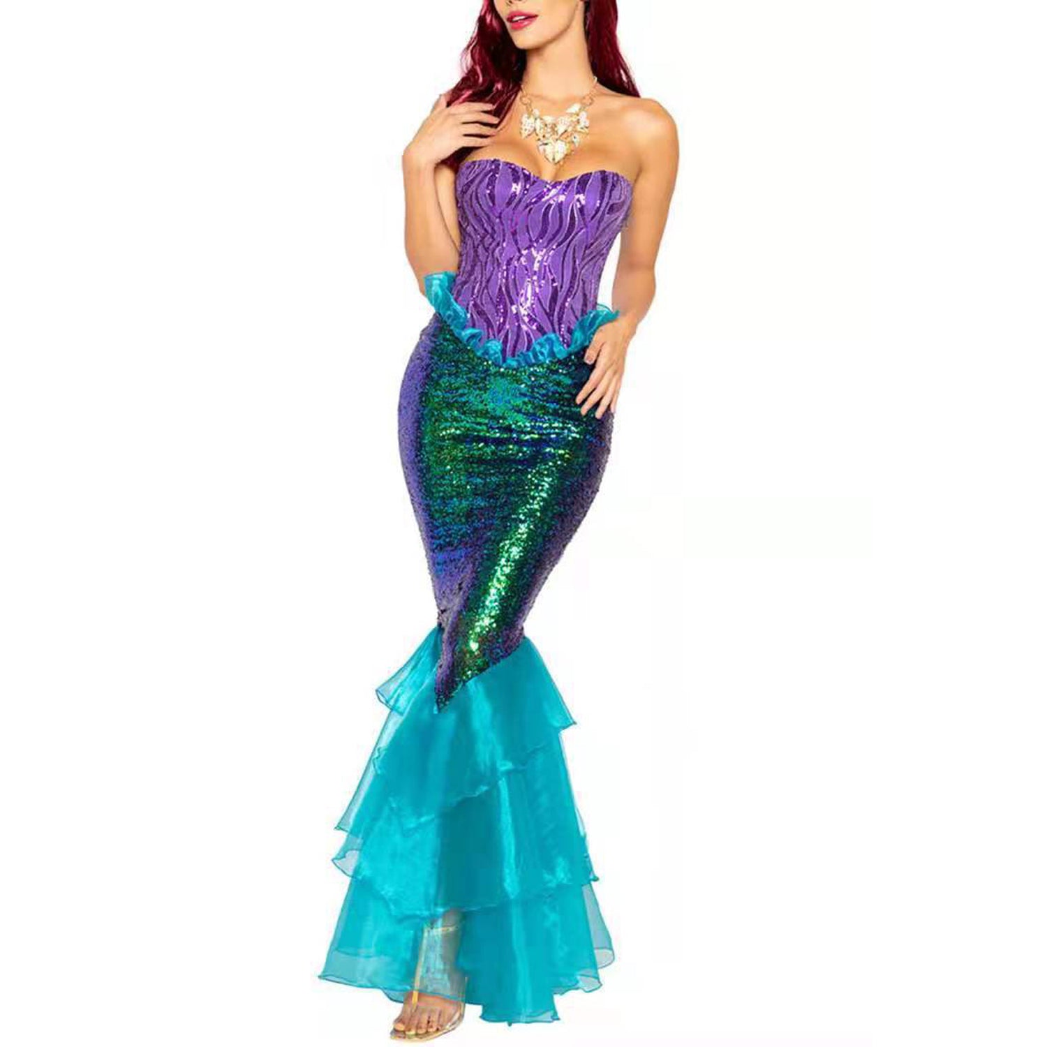 誘惑的な人魚姫のおとぎ話の衣装 ハロウィン衣装