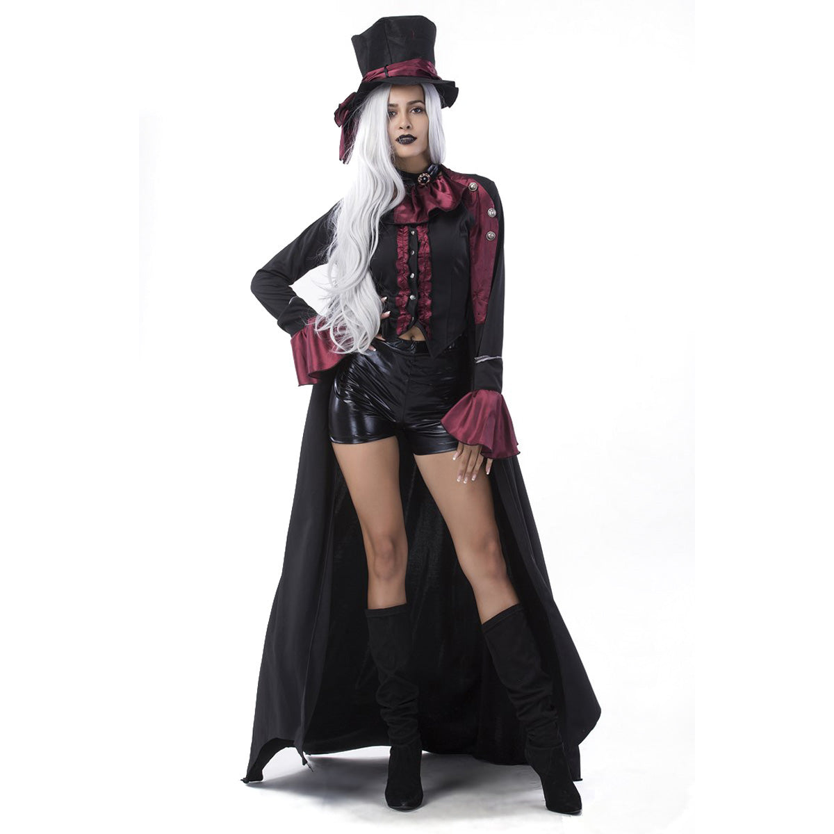 情熱的なヴァンパイア 魔女の女王 ロングドレス パーティー制服 DS コスチューム