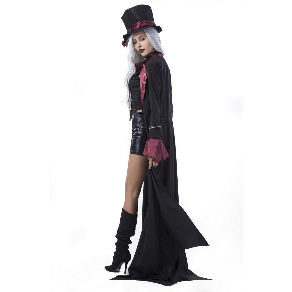 情熱的なヴァンパイア 魔女の女王 ロングドレス パーティー制服 DS コスチューム
