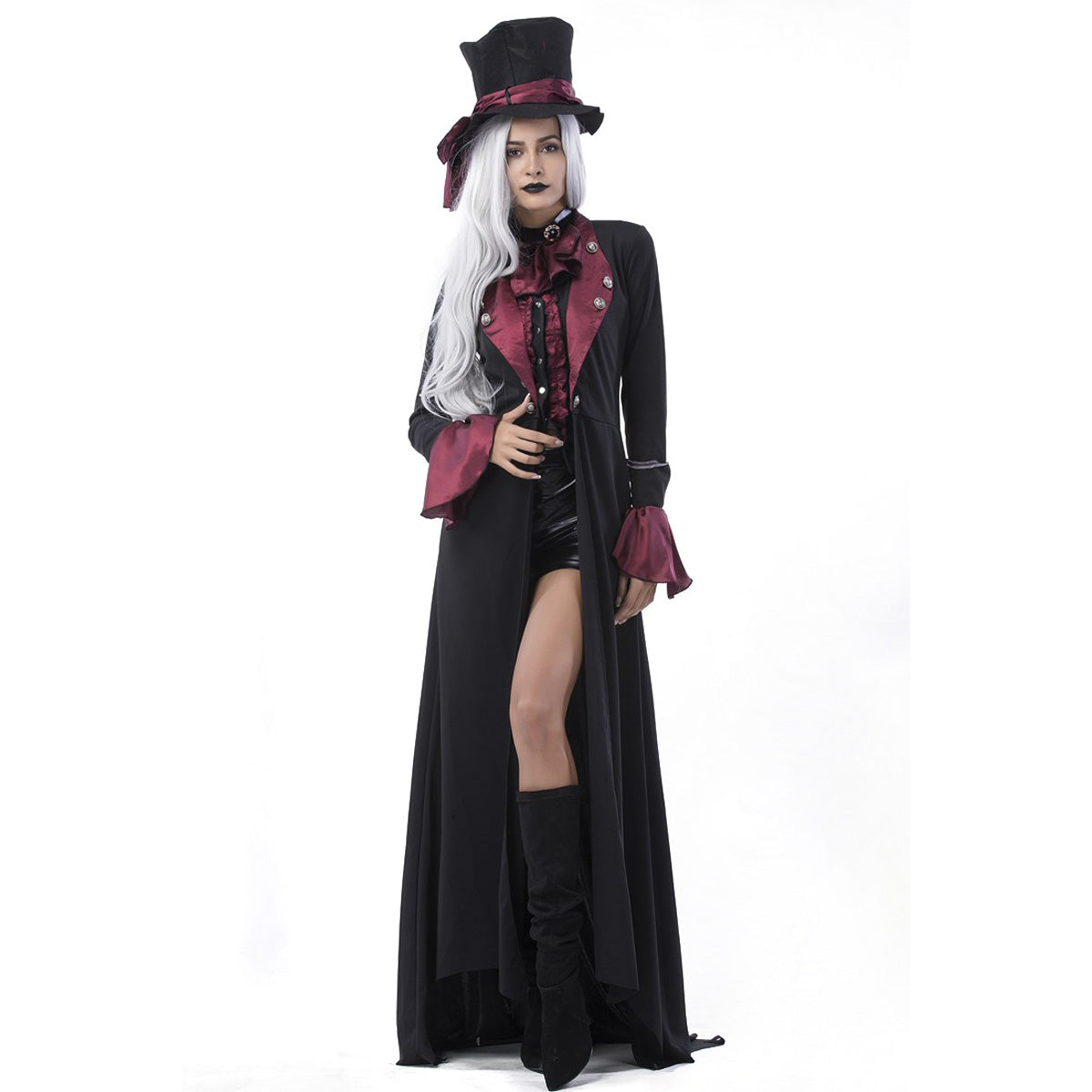 情熱的なヴァンパイア 魔女の女王 ロングドレス パーティー制服 DS コスチューム