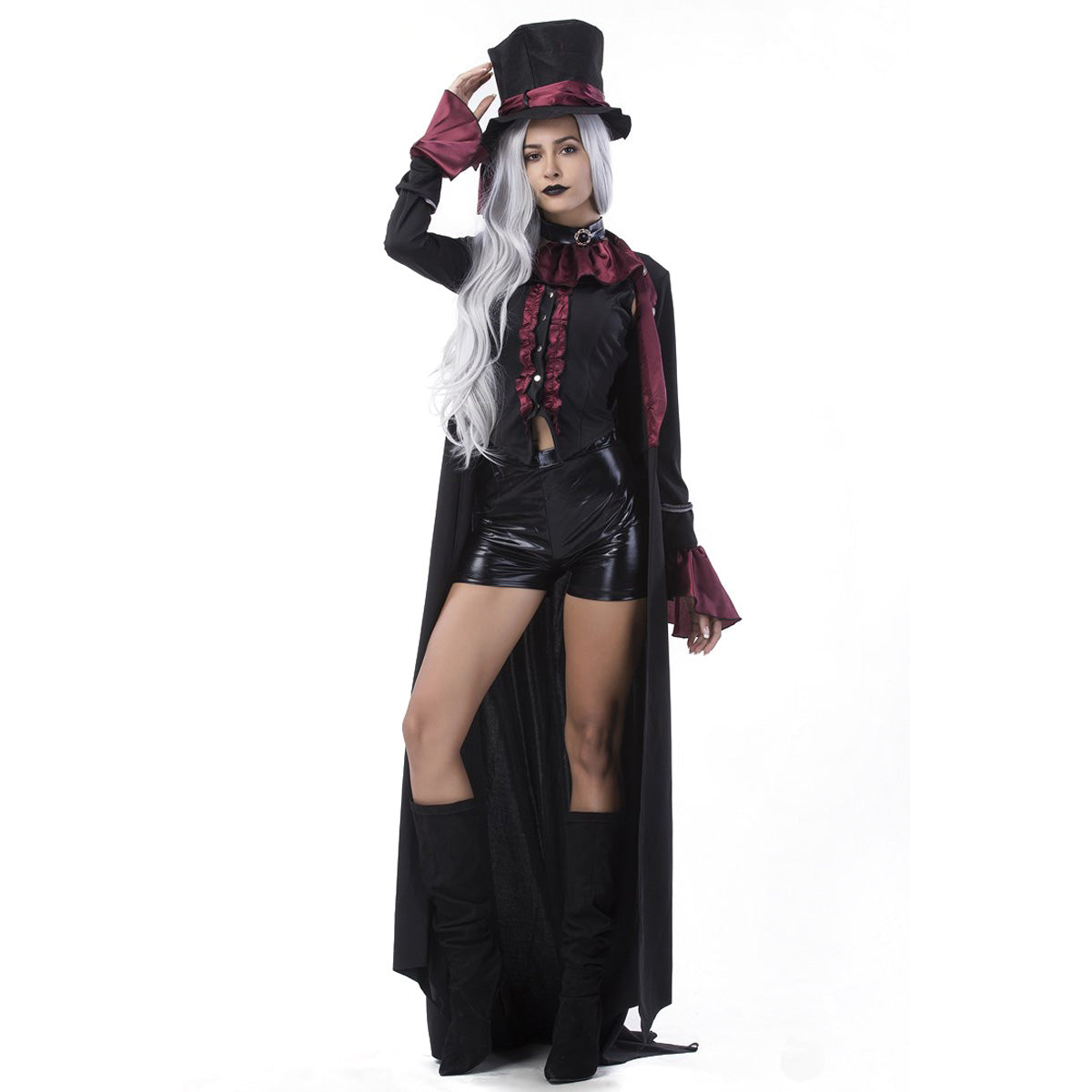 情熱的なヴァンパイア 魔女の女王 ロングドレス パーティー制服 DS コスチューム