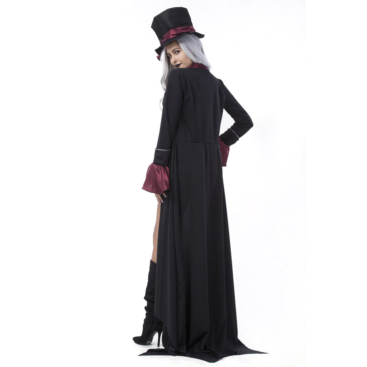 情熱的なヴァンパイア 魔女の女王 ロングドレス パーティー制服 DS コスチューム