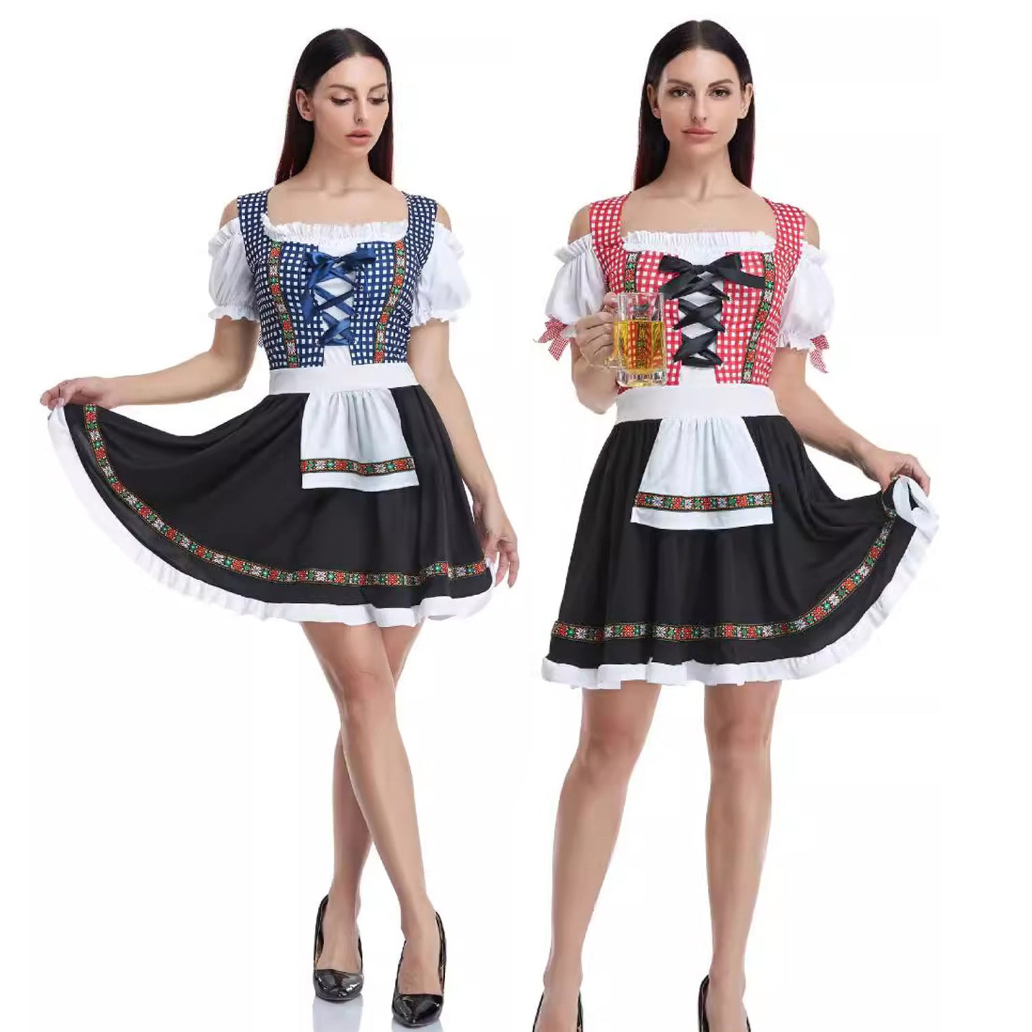 ビールガール ビールカッティー 女性用オクトーバーフェスト衣装