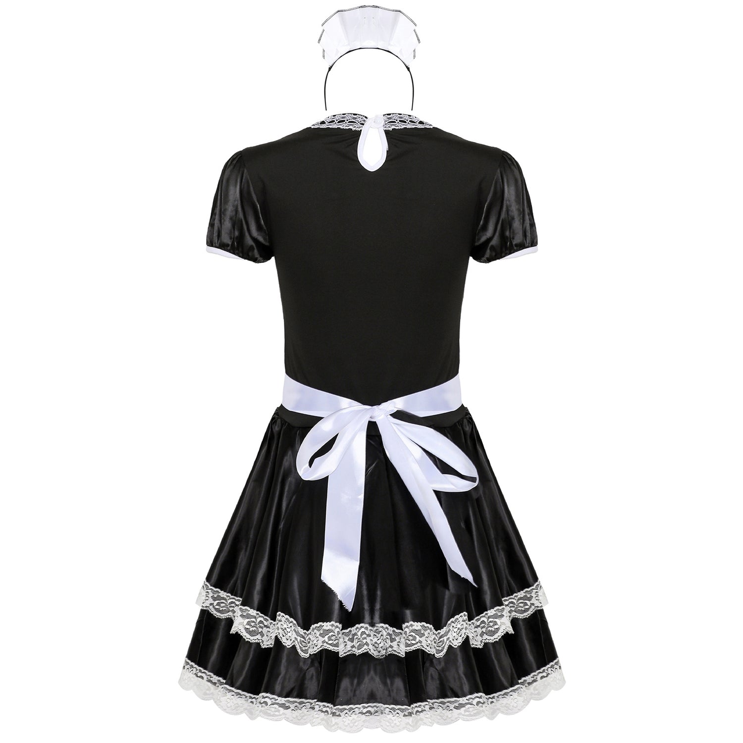 フレンチメイドレースドレスコスチューム